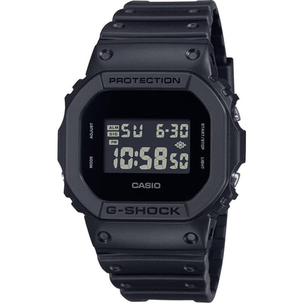 Casio Men's Watch - G-Shock Black Digital Dial Resin Strap Alarm | DW-5600UBB-1CR ,