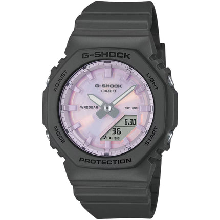 Casio Women's Watch - G-Shock Pink and Grey Ana-Digi Dial World Time | GMAP2100PC-1A ,