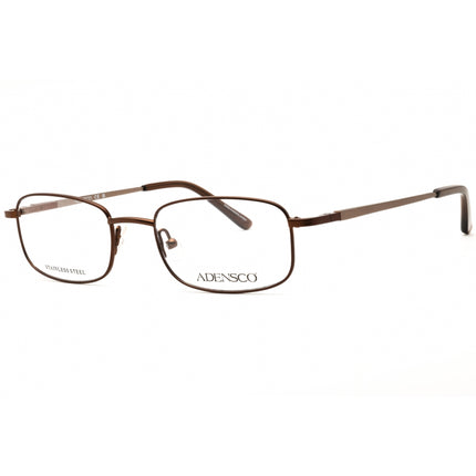 Adensco Men's Eyeglasses - Brown Ruthenium Metal Rectangular Frame | ASHTON/N 0NCJ 00 ,