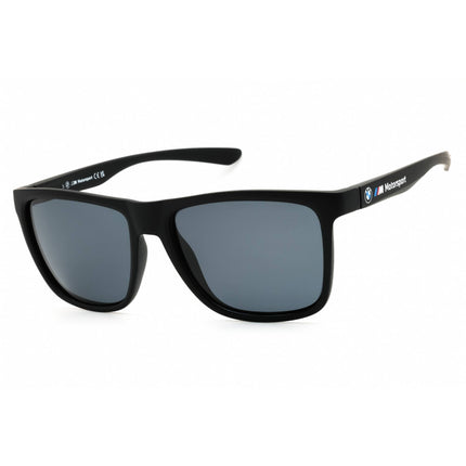 BMW Men's Sunglasses - Matte Black Injected Propionate Square Full Rim | BS0015 02D ,