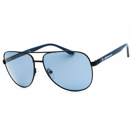 BMW Men's Sunglasses - Matte Black Metal Aviator Shape Full Rim Frame | BS0028 02M ,