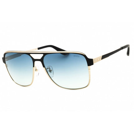 BMW Men's Sunglasses - Gold/Black Titanium Navigator Full Rim Frame | BW0069-H 32P ,