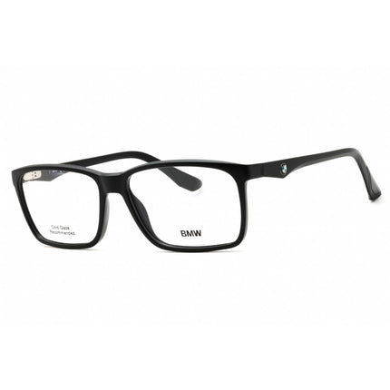 BMW Men's Eyeglasses - Matte Black Injected Propionate Rectangular Frame | BW5005 002 ,