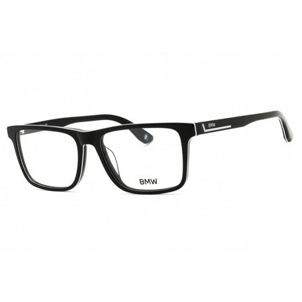 BMW Men's Eyeglasses - Matte Black Acetate Rectangular Full Rim Frame | BW5059-H 002 ,