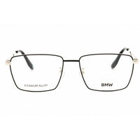 BMW Men's Eyeglasses - Matte Black Titanium Square Full Rim Frame | BW5079-H 002 ,