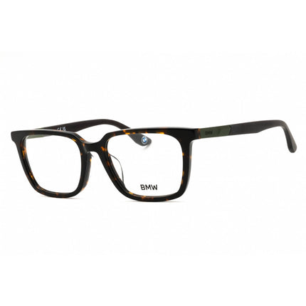 BMW Men's Eyeglasses - Dark Havana Acetate Square Shape Full Rim Frame | BW5100-H 052 ,