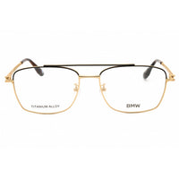 BMW Men's Eyeglasses - Pale Gold Titanium Navigator Full Rim Frame | BW5102-H 032 ,