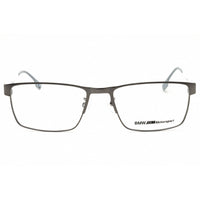 BMW Men's Eyeglasses - Matte Gunmetal Metal Rectangular Full Rim Frame | BS5002 009 ,