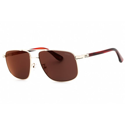 BMW Men's Sunglasses - Gold/Other Metal Pilot Frame Roviex Mirrored Lens | BW0031 33L ,