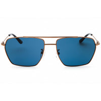 BMW Men's Sunglasses - Matte Light Bronze Metal Pilot Full Rim Frame | BW0044-H 35V ,