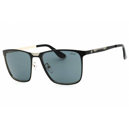 BMW Men's Sunglasses - Matte Black Metal Square Shape Full Rim Frame | BW0052-H 02A ,