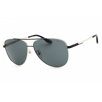 BMW Men's Sunglasses - Shiny Palladium Titanium Aviator Full Rim Frame | BW0054-H 16A ,