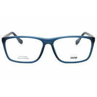 BMW Men's Eyeglasses - Matte Blue Injected Propionate Square Full Rim | BW5004 091 ,