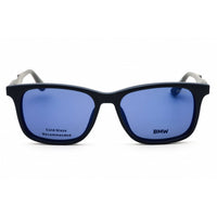 BMW Men's Eyeglasses - Matte Blue Acetate Square Shape Full Rim Frame | BW5006-H 091 ,