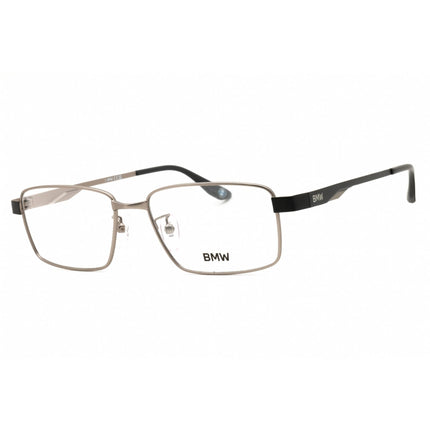 BMW Men's Eyeglasses - Matte Light Ruthenium Metal Rectangular Frame | BW5071-H 015 ,