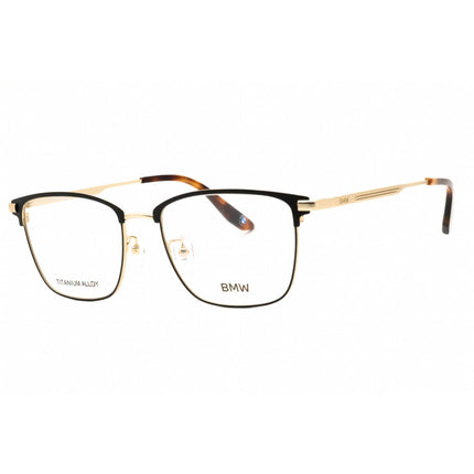 BMW Men's Eyeglasses - Shiny Black Titanium Square Full Rim Frame | BW5092-H 001 ,