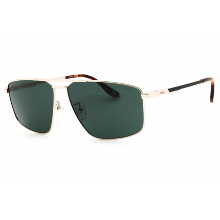 BMW Men's Sunglasses - Gold Titanium Full Rim Rectangular Shape Frame | BW0055-H 32N ,