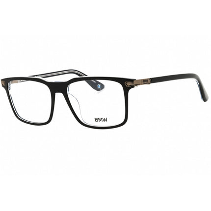 BMW Men's Eyeglasses - Black Acetate Full Rim Rectangular Shape Frame | BW5056-H 005 ,