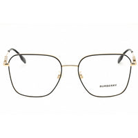 Burberry Women's Eyeglasses - Rectangular Black/Gold Metal Frame | 0BE1382D 1326 ,