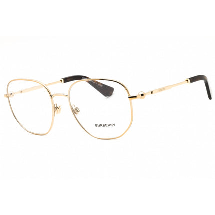 Burberry Women's Eyeglasses - Round Light Gold Metal Full Rim Frame | 0BE1385 1109 ,
