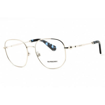 Burberry Women's Eyeglasses - Round Shape Silver Metal Full Rim Frame | 0BE1385 1005 ,