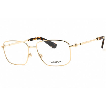 Burberry Men's Eyeglasses - Rectangular Shape Light Gold Metal Frame | 0BE1389 1109 ,