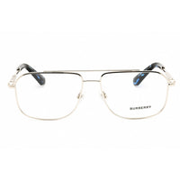 Burberry Men's Eyeglasses - Rectangular Silver Metal Full Rim Frame | 0BE1391 1005 ,