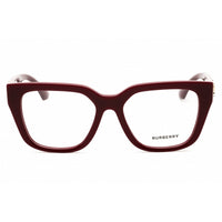 Burberry Women's Eyeglasses - Rectangular Shape Burgundy Full Rim Frame | 0BE2403 4119 ,