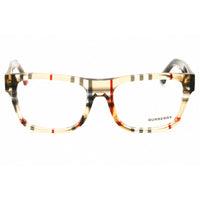 Burberry Men's Eyeglasses - Checkered Black/Red/Beige Acetate Frame | 0BE2411 4122 ,
