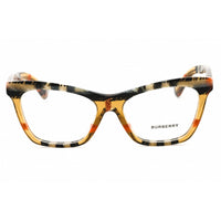 Burberry Women's Eyeglasses - Checkered Brown Acetate Frame, 52mm | 0BE2416 4146 ,