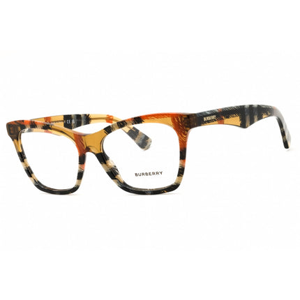 Burberry Women's Eyeglasses - Checkered Brown Acetate Frame, 54mm | 0BE2416 4146 ,