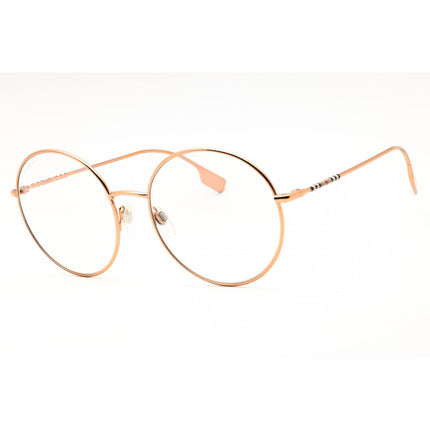 Burberry Women's Eyeglasses - Round Rose Gold Metal Full Rim Frame | 0BE3132 1337SB ,