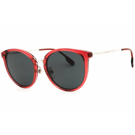 Burberry Women's Sunglasses - Round Transparent Red Acetate Frame | 0BE4289D 378987 ,