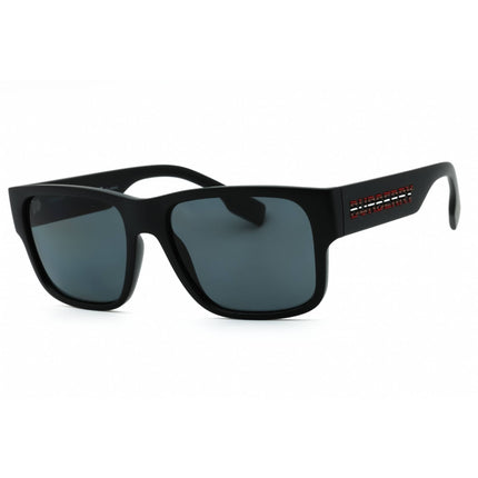 Burberry Men's Sunglasses - Rectangular Matte Black Plastic Frame | 0BE4358 346487 ,