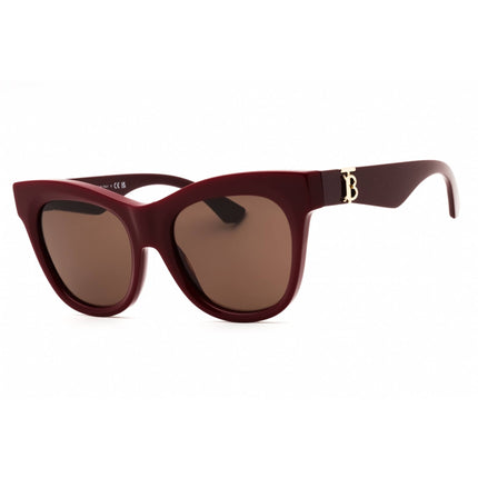 Burberry Women's Sunglasses - Cat Eye Shape Bordeaux Plastic Frame | 0BE4418 411973 ,