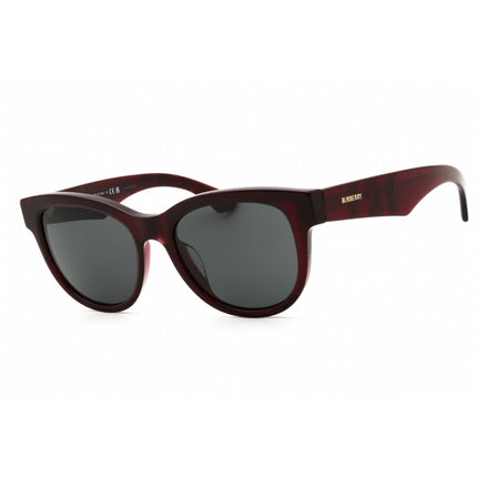 Burberry Women's Sunglasses - Oval Shape Checkered Red Acetate Frame | 0BE4432U 411587 ,