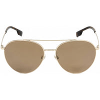 Burberry Men's Sunglasses - Aviator Pale Gold Metal Full Rim Frame | BE3115 11092T ,