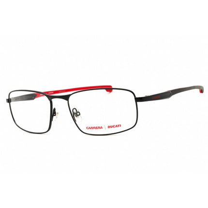 Carrera Men's Eyeglasses - Black Red Metal Rectangular Full Rim | CARDUC 008 0OIT 00 ,