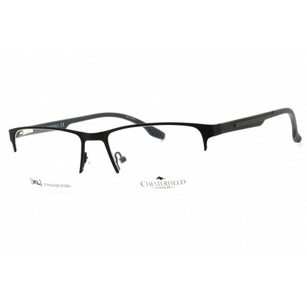 Chesterfield Men's Eyeglasses - Matte Black Metal Rectangular Frame | CH 69XL 0003 00 ,