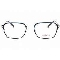Coach Men's Eyeglasses - Rectangular Shape Silver Metal Full Rim Frame | 0HC5167 9001 ,