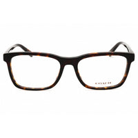 Coach Men's Eyeglasses - Rectangular Shape Dark Havana Plastic Frame | 0HC6166U 5120 ,