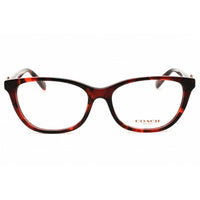 Coach Women's Eyeglasses - Cat Eye Shape Red Plastic Full Rim Frame | 0HC6180 5658 ,