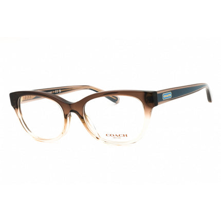 Coach Women's Eyeglasses - Oval Shape Transparent Brown Acetate Frame | 0HC6187 5678 ,