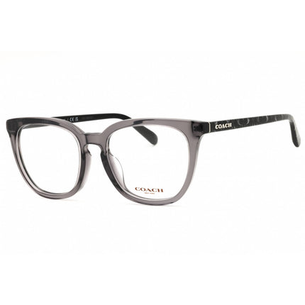 Coach Women's Eyeglasses - Round Shape Transparent Grey Plastic Frame | 0HC6222F 5785 ,