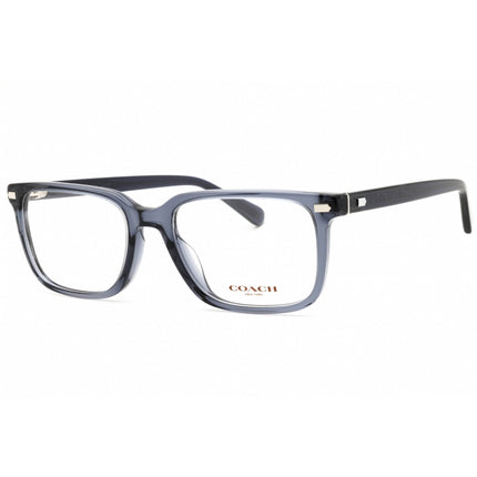 Coach Men's Eyeglasses - Rectangular Transparent Blue Plastic Frame | 0HC6239U 5820 ,
