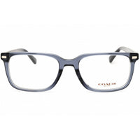 Coach Men's Eyeglasses - Rectangular Transparent Blue Plastic Frame | 0HC6239U 5820 ,