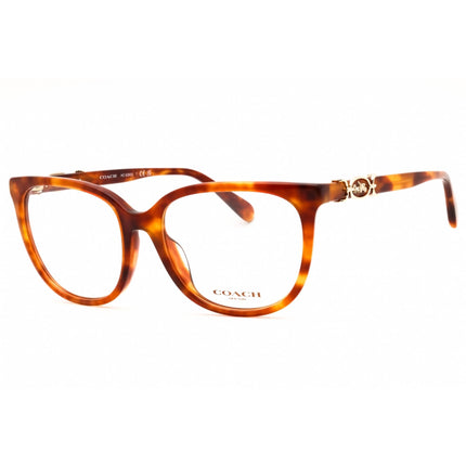 Coach Women's Eyeglasses - Oval Shape Peach Tortoise Plastic Frame | 0HC6260U 5774 ,