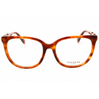 Coach Women's Eyeglasses - Oval Shape Peach Tortoise Plastic Frame | 0HC6260U 5774 ,