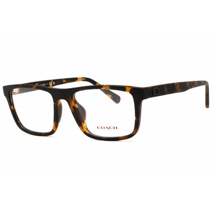 Coach Men's Eyeglasses - Matte Dark Tortoise Plastic Full Rim Frame | 0HC6260U 5120 ,