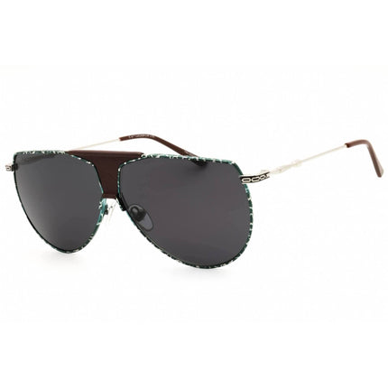 DIFF Eyewear Unisex Sunglasses - Kamino Green Full Rim Shield Frame | SDFBOB 65GRNP ,